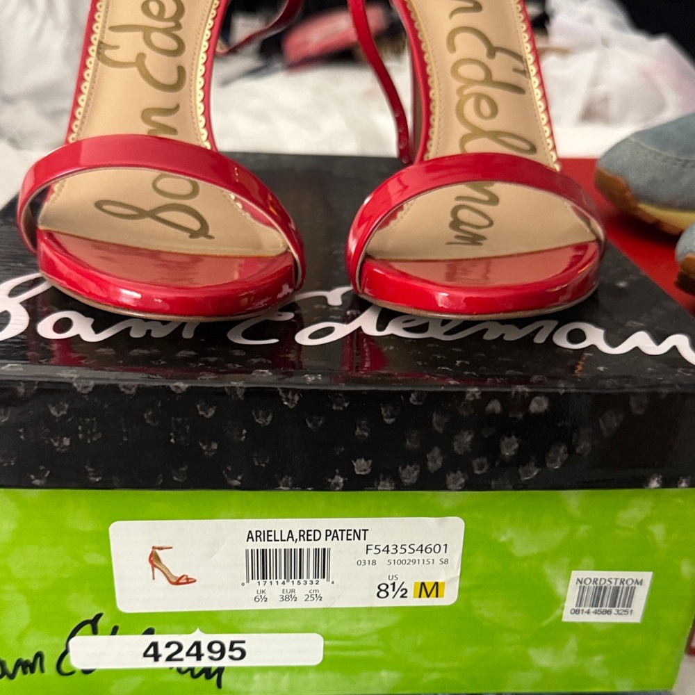 Sam Edelman Red Patent Heels